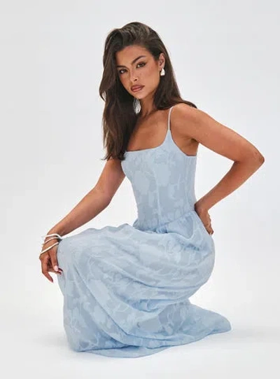 Princess Polly Angeleina Maxi Dress In Blue Floral