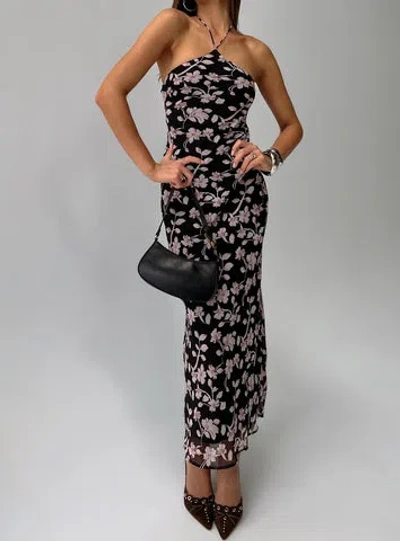Princess Polly Anisa Halter Maxi Dress In Black