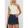 Princess Polly Annem One-shoulder Top In Light Beige