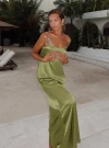 Princess Polly Apple Cider Maxi Dress In Olive