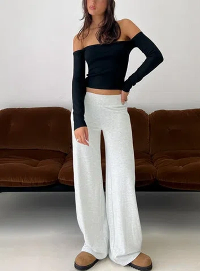 Princess Polly Ascenda Straight Leg Track Pant In Gray
