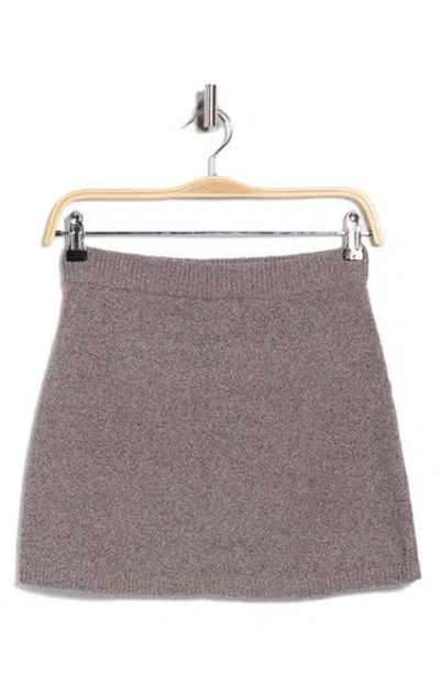 Princess Polly Ashfield Knit Miniskirt In Grey
