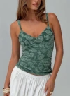 Princess Polly Attention On Me Top In Teal