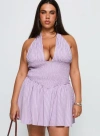 Princess Polly Attracted Halter Mini Dress