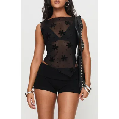 Princess Polly Avelaine Mesh Top