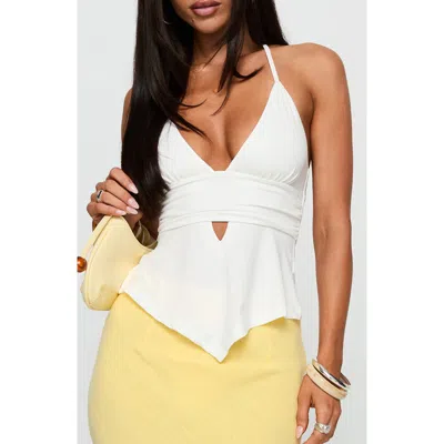 Princess Polly Averee Halter Top In White