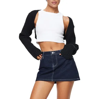 Princess Polly Aytan Rib Bolero In Black