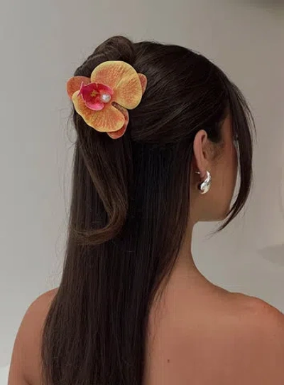 Princess Polly Azurah Flower Hair Clip In Yellow