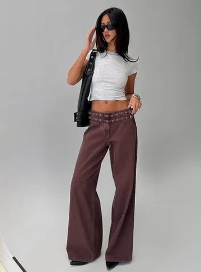 Princess Polly Baccarat Belted Pant