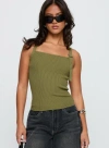 Princess Polly Bare It All Buckle Detail Top