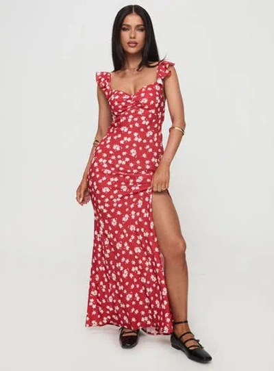 Princess Polly Barnadete Maxi Dress In Red