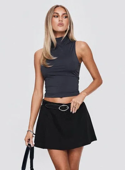 Princess Polly Barrymore Mini Skort Black