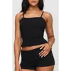 Princess Polly Baseline Square Neck Camisole In Black