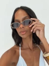 Princess Polly Beenna Sunglasses In Brown