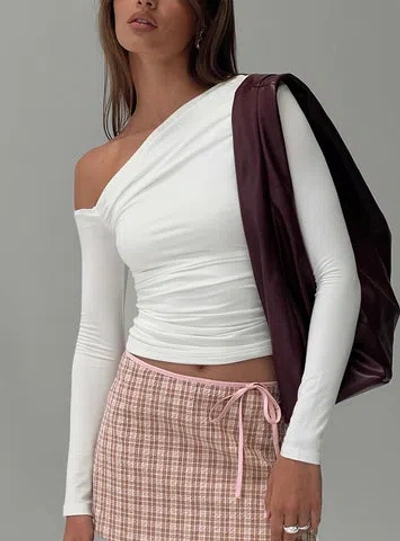 Princess Polly Beller Long Sleeve Top In White