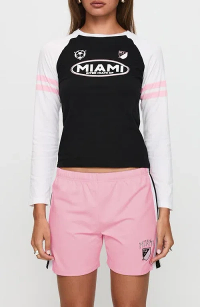 Princess Polly Bend It Stripe Shorts