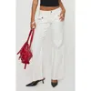 Princess Polly Benicale Low Rise Cargo Pants In Cream