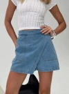 Princess Polly Bentiez Denim Skort In Mid Wash