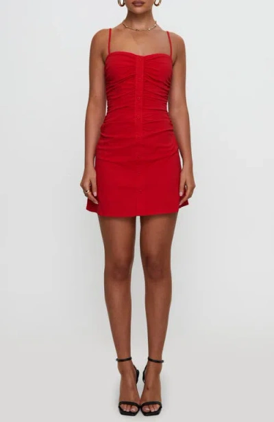 Princess Polly Besotted Ruched Minidress
