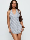 Princess Polly Best Mistake Halter Mini Dress Multi