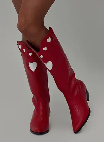 Princess Polly Billini Velma Cowboy Boots In Multi