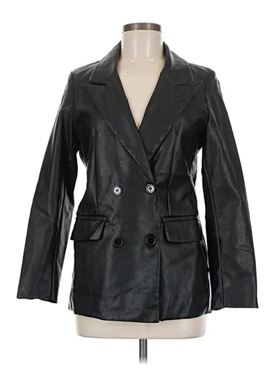 Pre-owned Princess Polly Blazer Jacket In Black