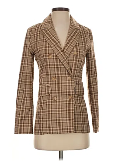 Pre-owned Princess Polly Blazer Jacket In Brown