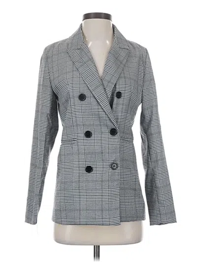 Pre-owned Princess Polly Blazer Jacket In Gray