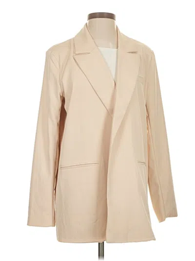 Pre-owned Princess Polly Blazer Jacket In Tan
