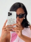 Princess Polly Blink Twice Iphone Case In Clear / Silver