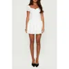 Princess Polly Bluegrove Cotton Minidress In White