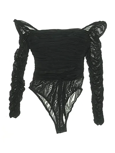 Pre-owned Princess Polly Bodysuit In Black