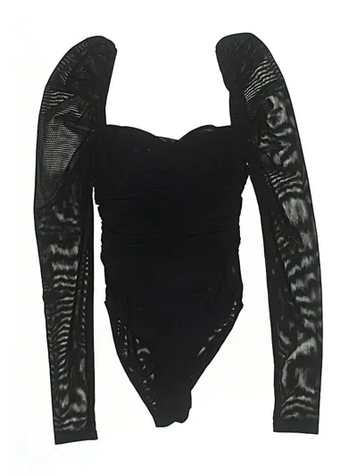Pre-owned Princess Polly Bodysuit In Black