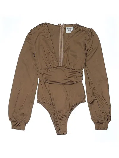 Pre-owned Princess Polly Bodysuit In Brown