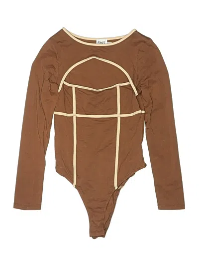 Pre-owned Princess Polly Bodysuit In Brown