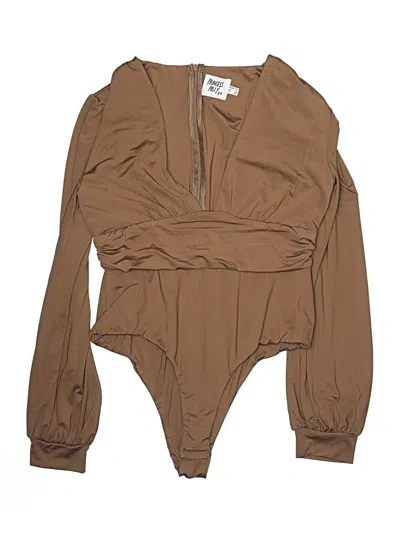 Pre-owned Princess Polly Bodysuit In Brown