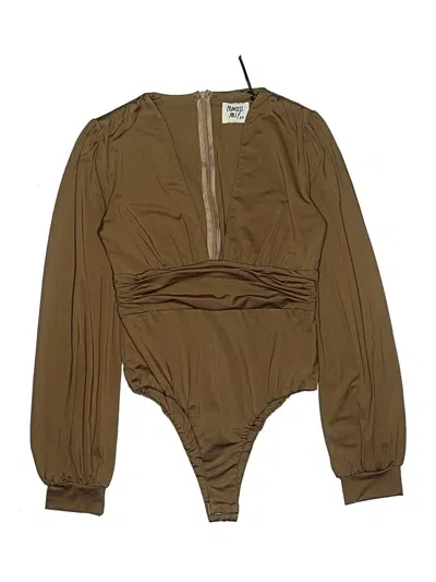Pre-owned Princess Polly Bodysuit In Brown