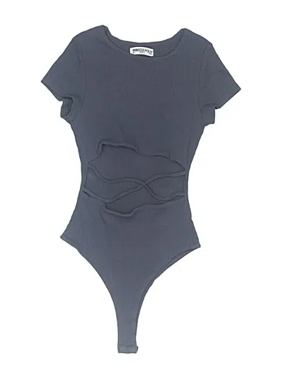 Pre-owned Princess Polly Bodysuit In Gray