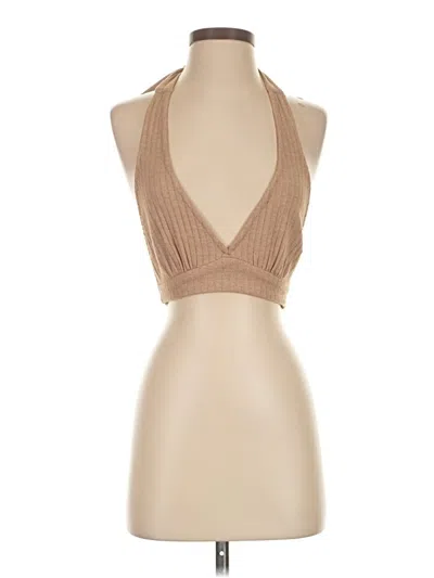 Pre-owned Princess Polly Bodysuit In Tan
