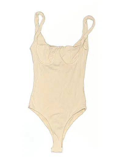 Pre-owned Princess Polly Bodysuit In Tan