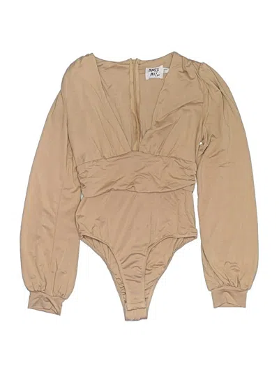Pre-owned Princess Polly Bodysuit In Tan