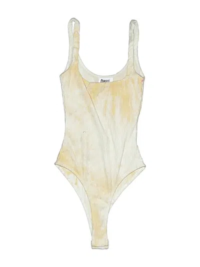 Pre-owned Princess Polly Bodysuit In Yellow