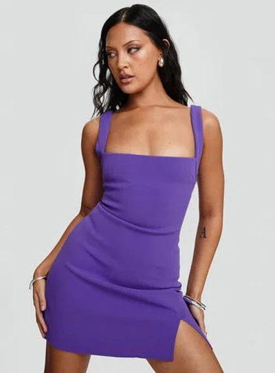 Princess Polly Bombshell Mini Dress In Purple