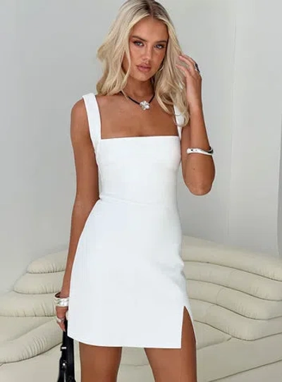 Princess Polly Bombshell Mini Dress In White