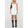 Princess Polly Bombshell Square Neck Minidress In White