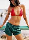 Princess Polly Borderline Track Short In Green