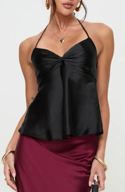 Princess Polly Born To Be Halter Top In Black