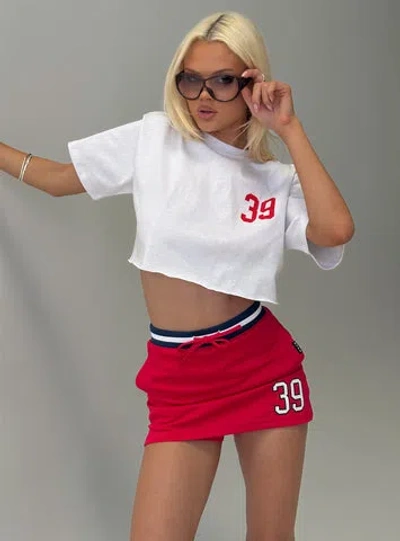 Princess Polly Boston University Basketball Skirt In Multi