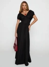 Princess Polly Breeanna Maxi Dress Black In Black