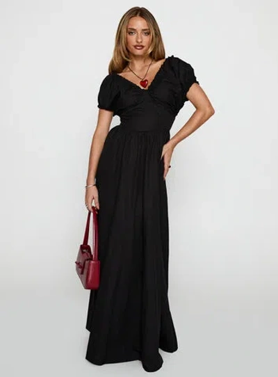 Princess Polly Breeanna Maxi Dress Black